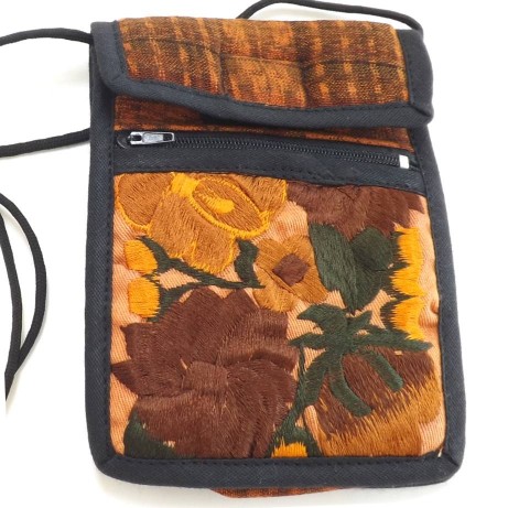 embroidered mini purse