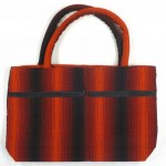 embroidered tote red back